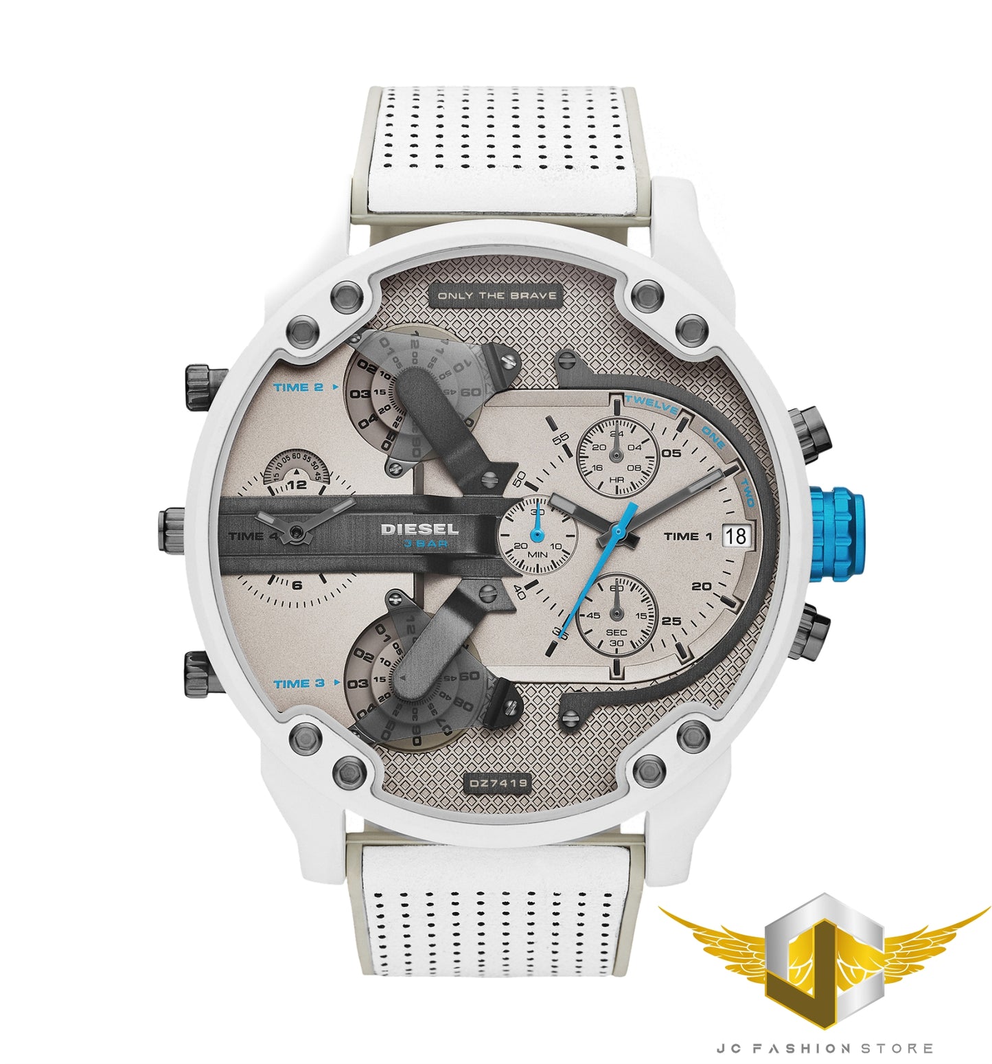 DIESEL MEN'S 2.0 CHRONOGRAPH LEATHER WATCH DZ7419