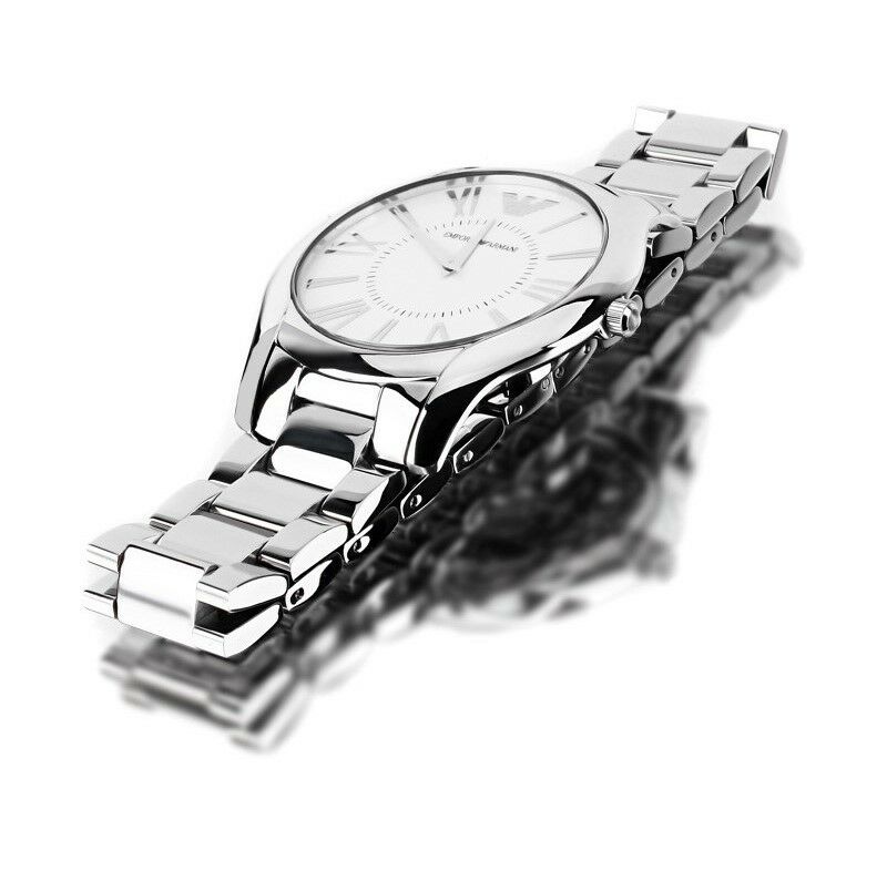 EMPORIO ARMANI MEN'S SILVER ULTRA SLIM LUXURY HOT WATCH AR2055