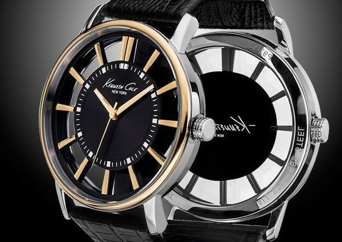 KENNETH COLE MEN'S CLASSIC COLLECTION DRESS BLACK WATCH KC1896