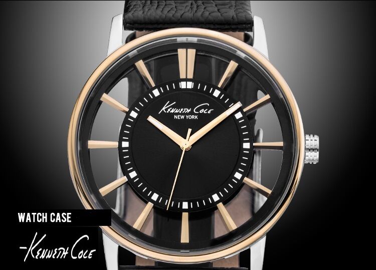 KENNETH COLE MEN'S CLASSIC COLLECTION DRESS BLACK WATCH KC1896