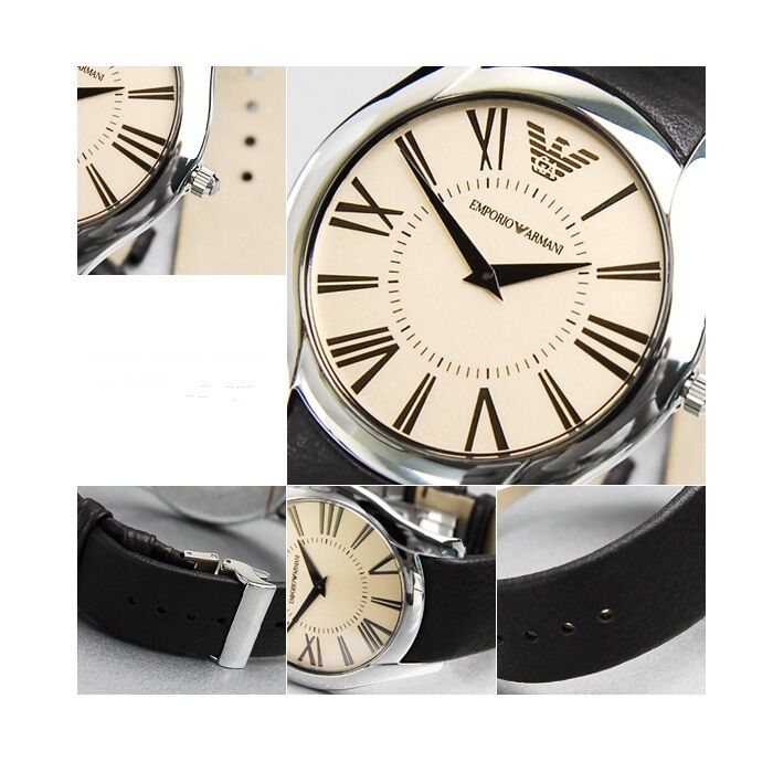 EMPORIO ARMANI MEN'S BROWN ULTRA SLIM COLLECTION WATCH AR2041