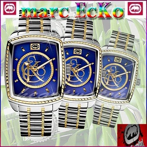 MARC ECKO MEN'S THE CLIENTELE BLUE DIAL EXCLUSIVE WATCH E11541G2