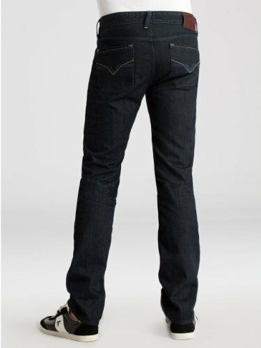 GUESS MEN'S JEANS STRAIGHT LEGS BATTLESHIP WASH Sz. 32