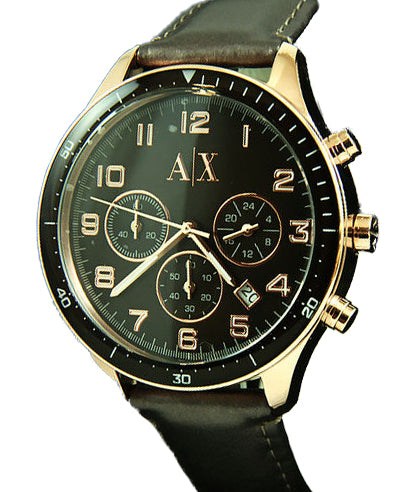 ARMANI EXCHANGE LADIE'S CHRONOGRAPH ROSE GOLD WATCH AX5102