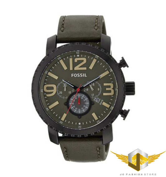 FOSSIL MEN'S COLLECTION CHRONOGRAPH ARMY GREEN WATCH BQ1710