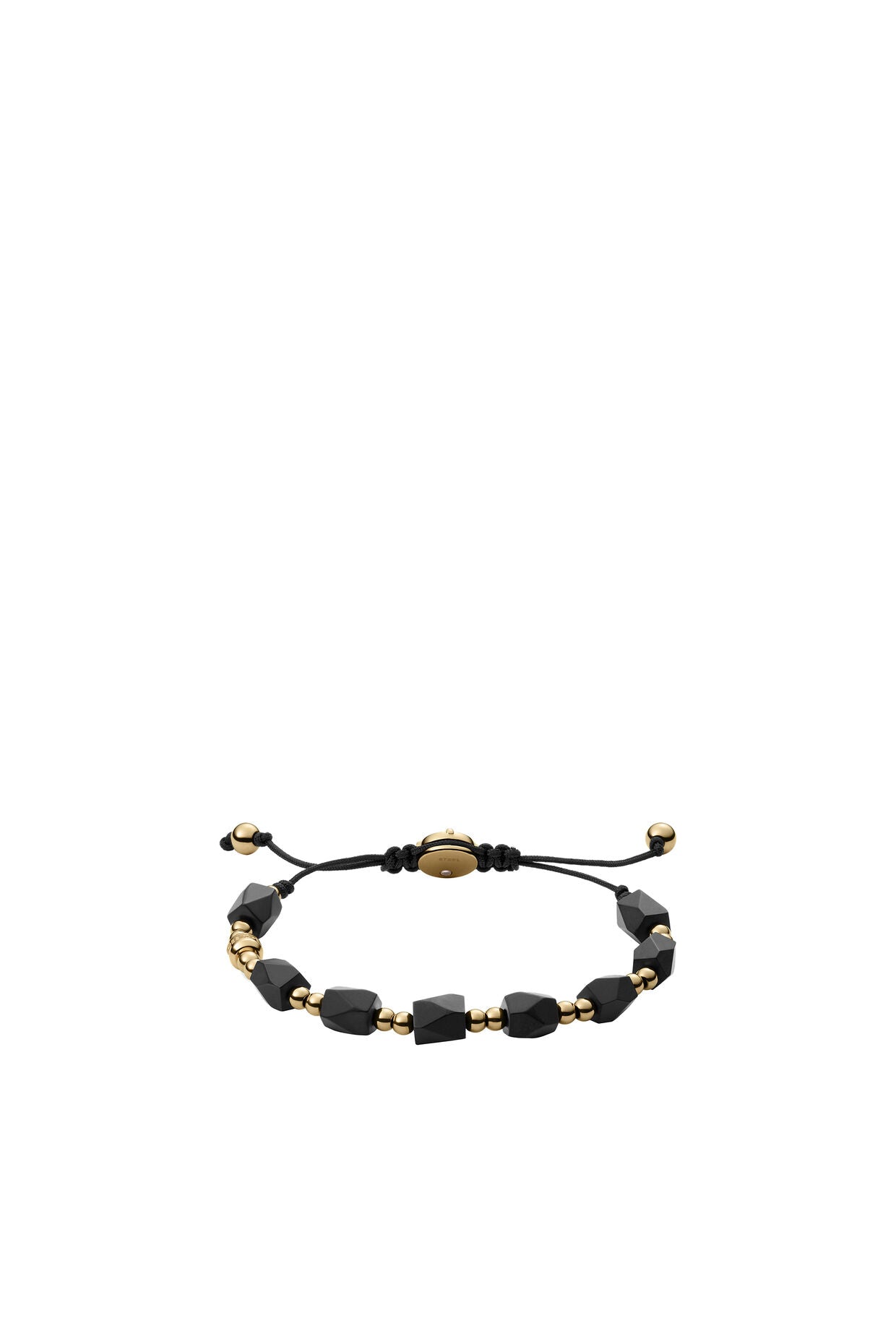 Diesel Black Agate and Gold Bracelet DX1301