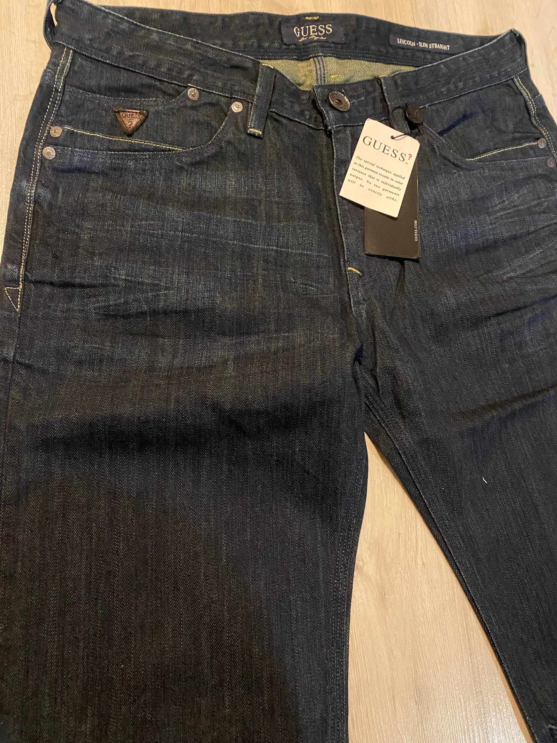 Guess Lincoln Slim Straight Jeans Mens JCFashionStore