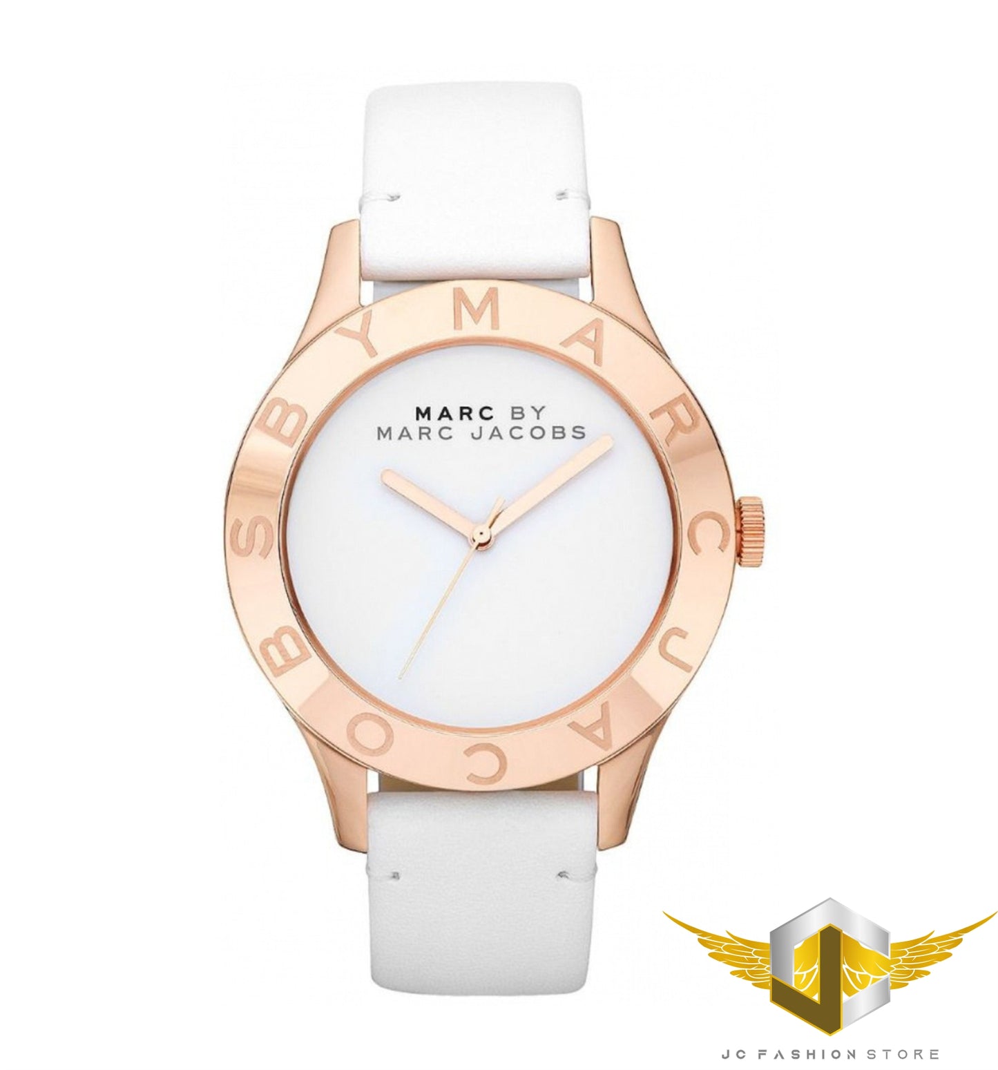 MARC BY JACOBS WOMEN'S WHITE LEATHER WATCH MBM1201