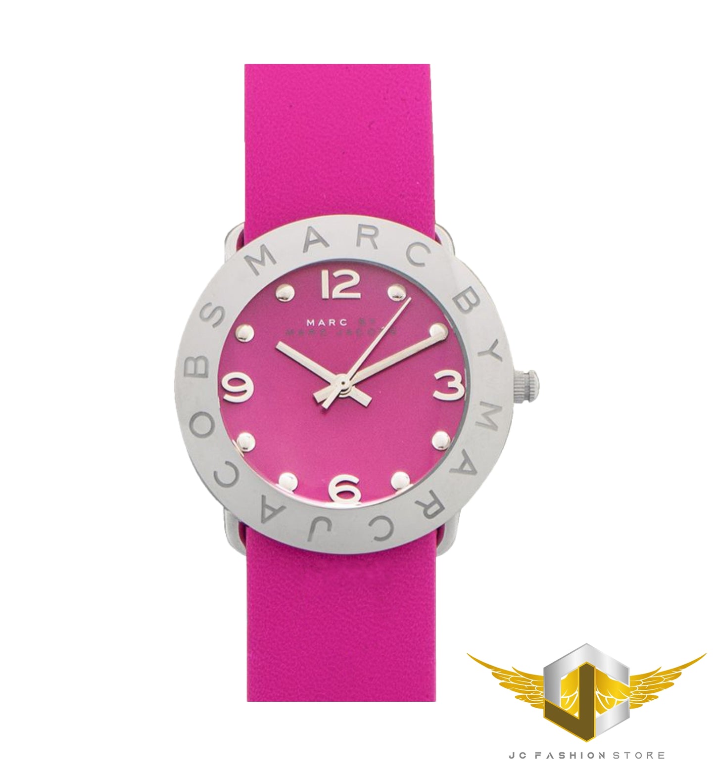 MARC BY JACOBS WOMEN'S PINK LEATHER COLLECTION WATCH MBM1286