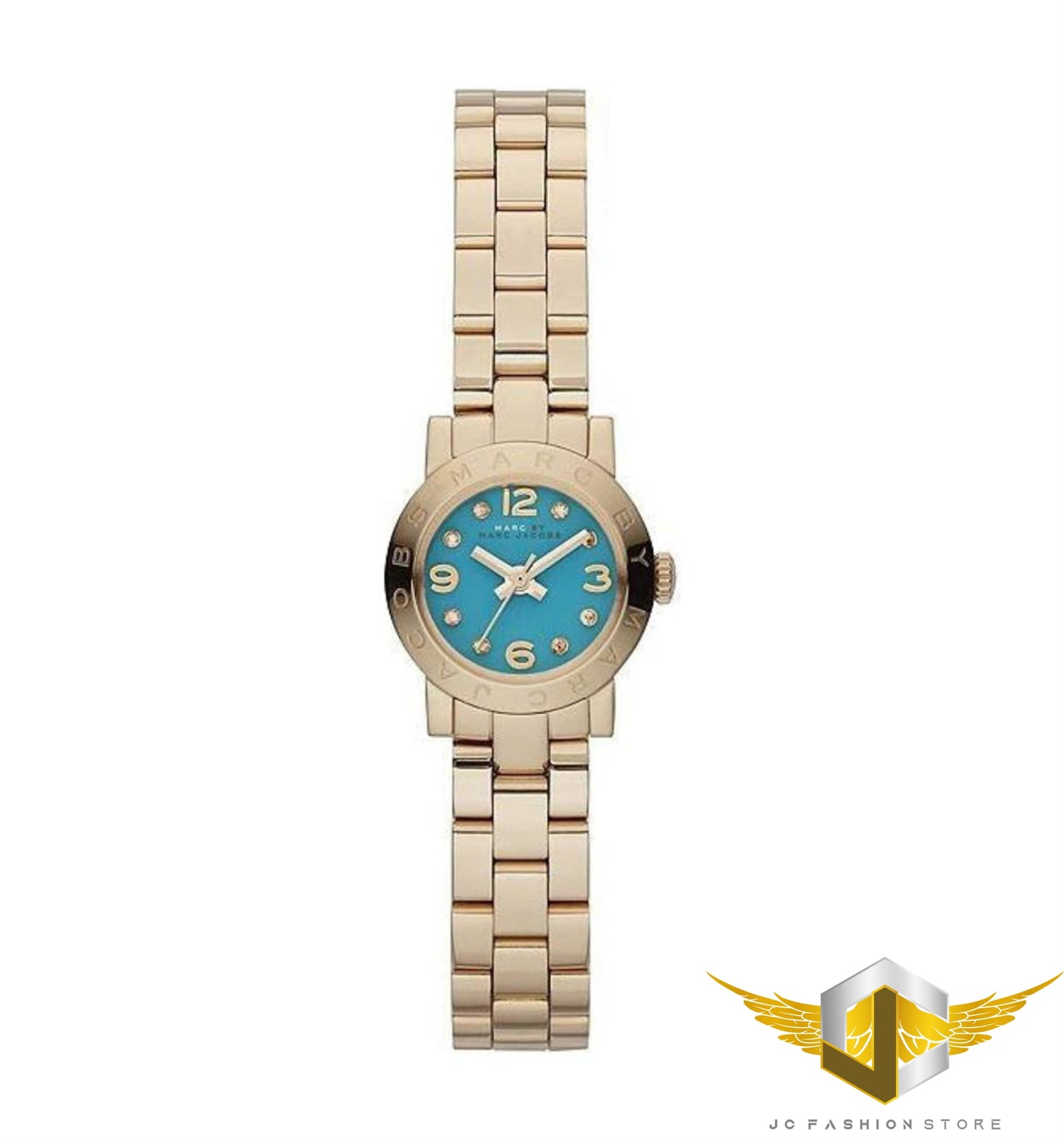 MARC BY JACOBS LUXURY GOLD OCEAN FACE WATCH MBM3229