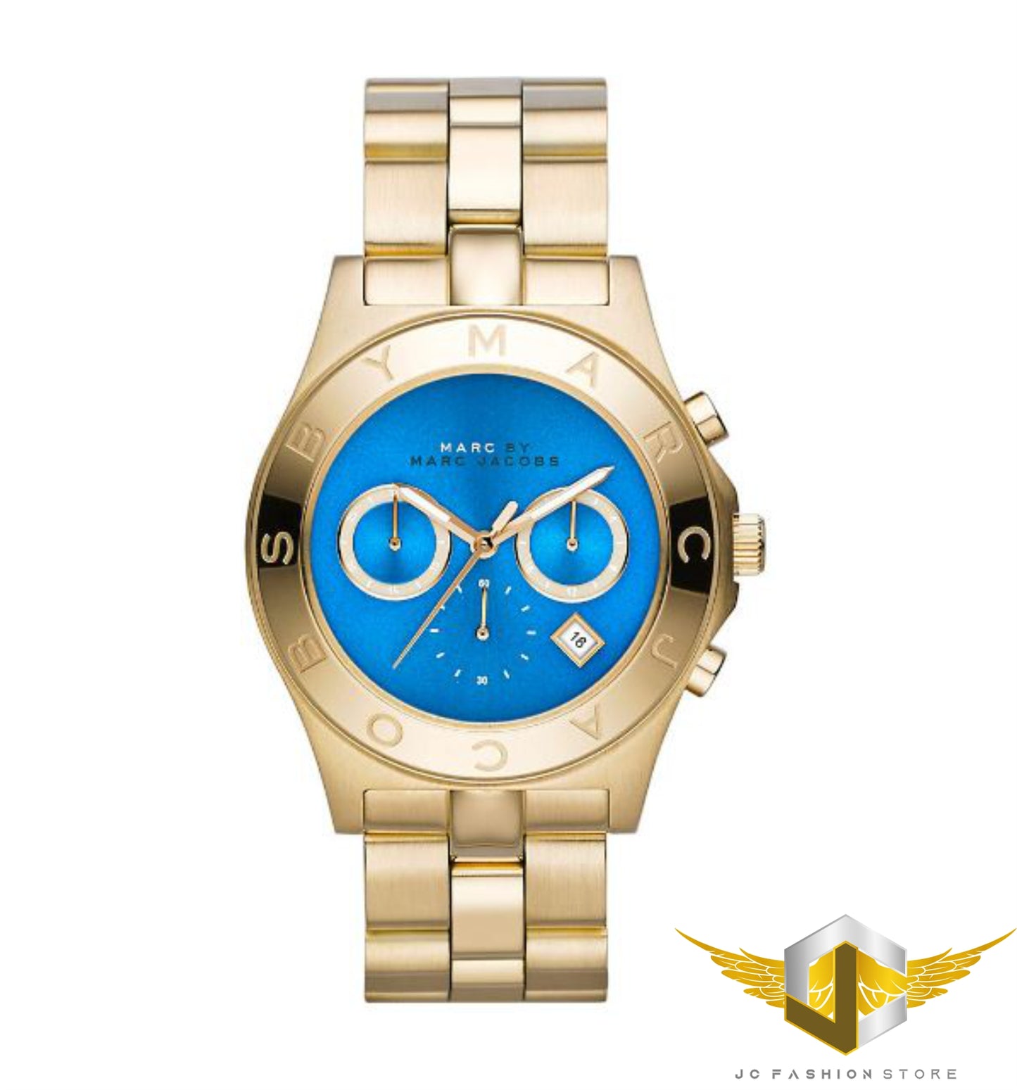 MARC BY JACOBS WOMEN'S LUXURY BLUE SKY FACE WATCH MBM3307