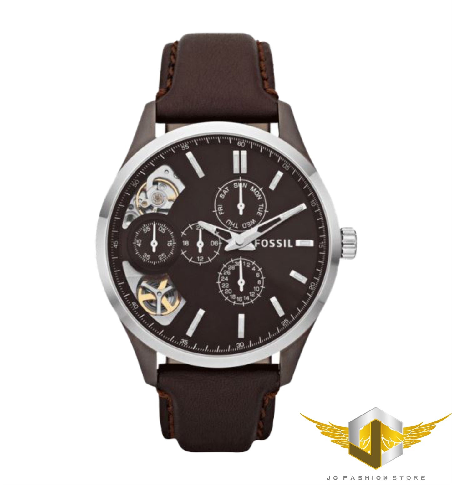 FOSSIL MEN'S LUXURY LEATHER COLLECTION TWIST EDITION WATCH ME1123