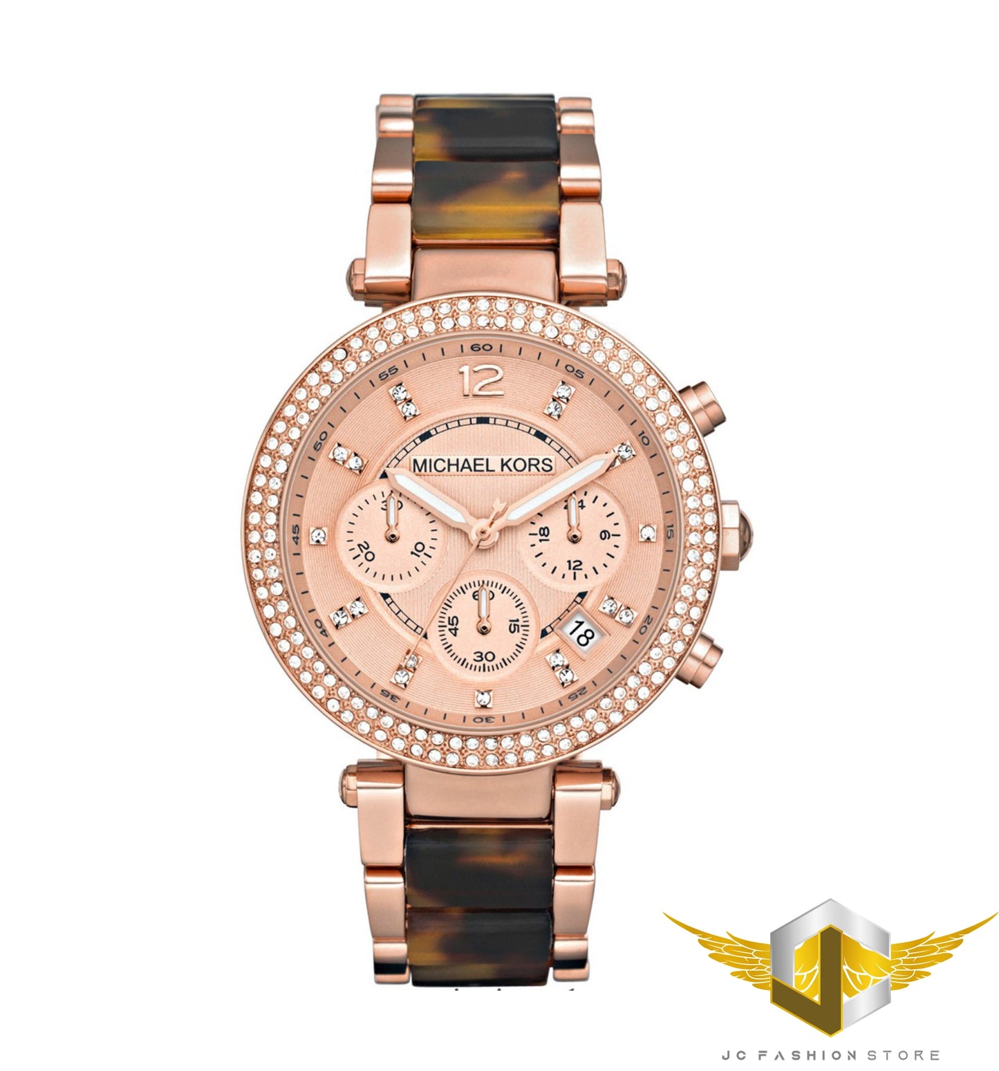 MICHAEL KORS WOMEN'S PARKER ROSE GOLD WATCH MK5538