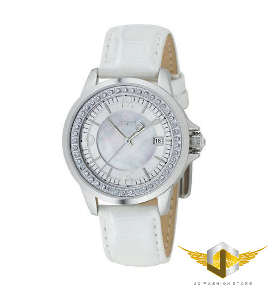 DKNY LADIES COLLECTION LUXURY DRESS STYLE WHITE WATCH NY4469