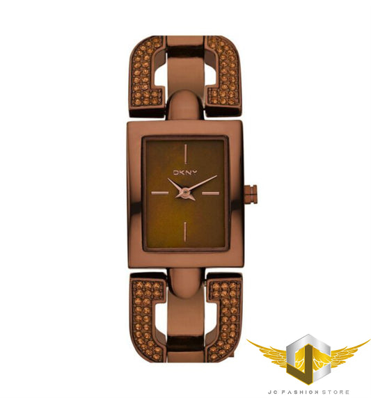 DKNY SEXY LADIES CHOCOLATE CRYSTALS WATCH NY8468