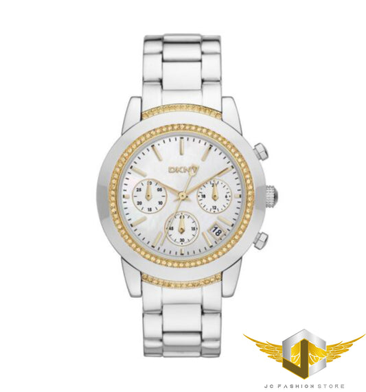 DKNY SEXY LADIE'S CHRONOGRAPH GOLD CRYSTALS WATCH NY8588