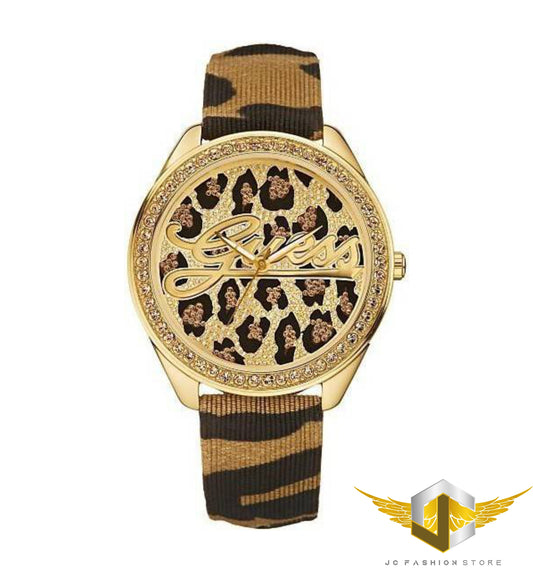 GUESS Animal Print 25th Anniversary Signature Womens Watch U85089L1