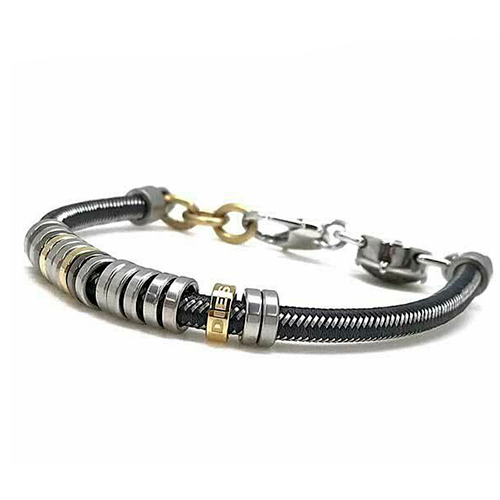 DIESEL BRAVE MEN LOGO BRACELET DX1185