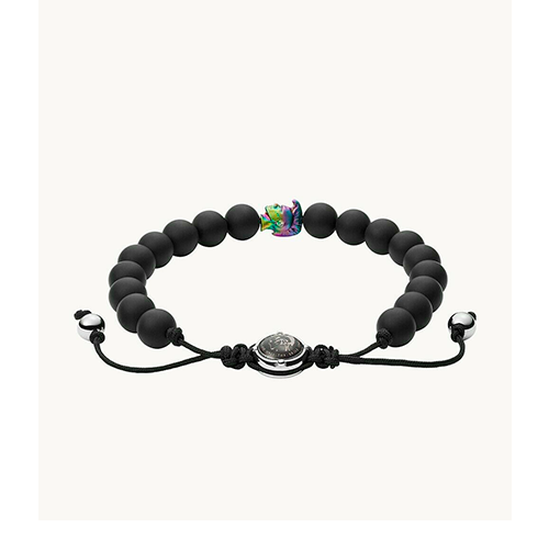 DIESEL BRAVE MEN RAINBOW LOGO BRACELET DX1271