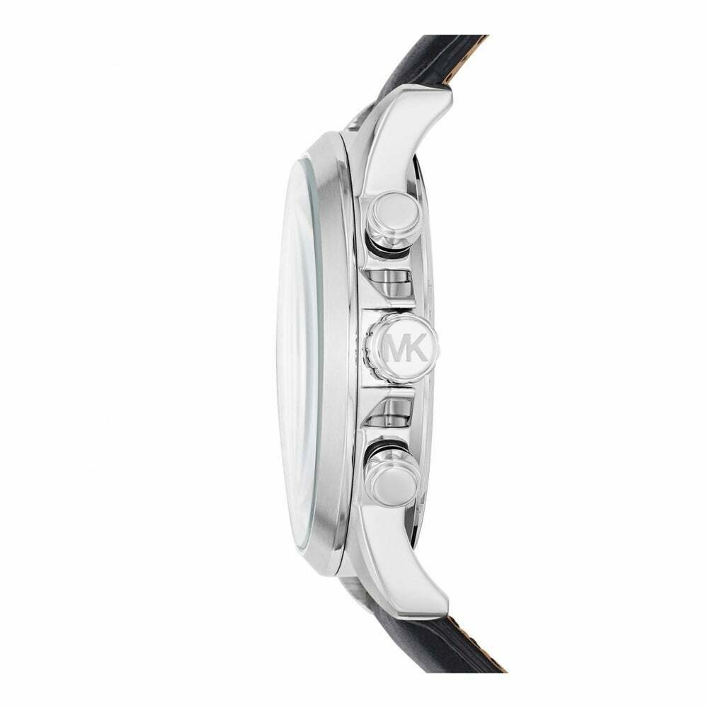 MICHAEL KORS MEN'S LEATHER WATCH MK8442