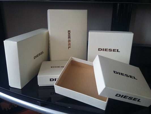 ORIGINAL DIESEL EMPTY GIFT BOX  5.5 by 4.5 by 1 INCHES