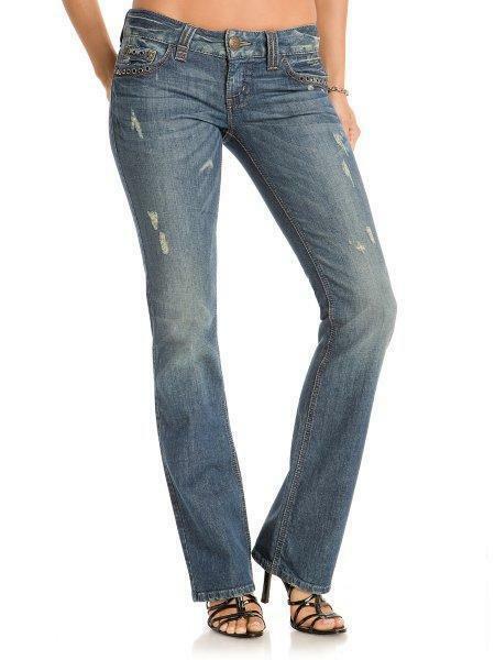 NWT $128 GUESS WOMAN'S SERENA BOOTCUT JEANS SIZE 23