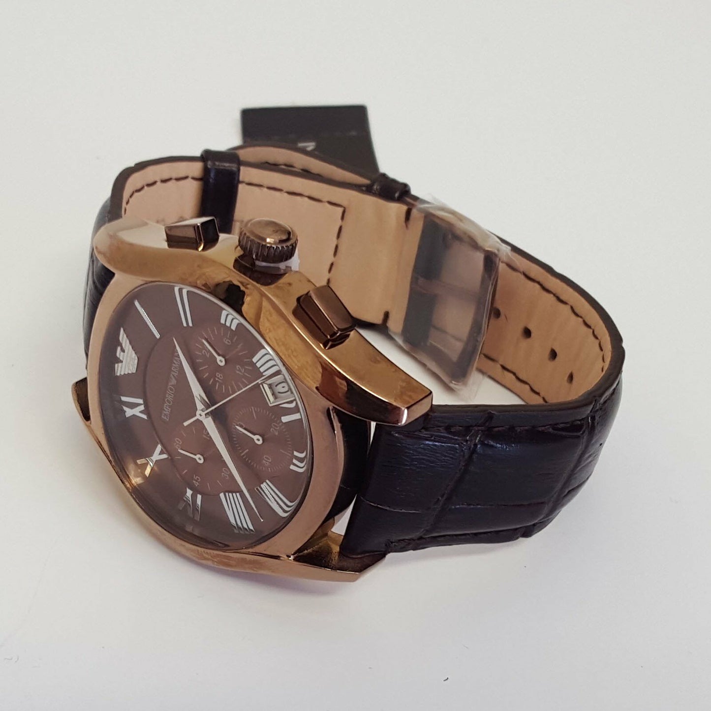 EMPORIO ARMANI MEN'S LUXURY BRONZE EDITION COLLECTION WATCH AR1609