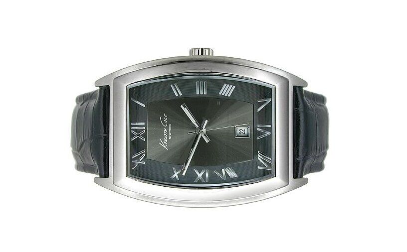 KENNETH COLE MEN'S LEATHER COLLECTION DRESS WATCH KC1917