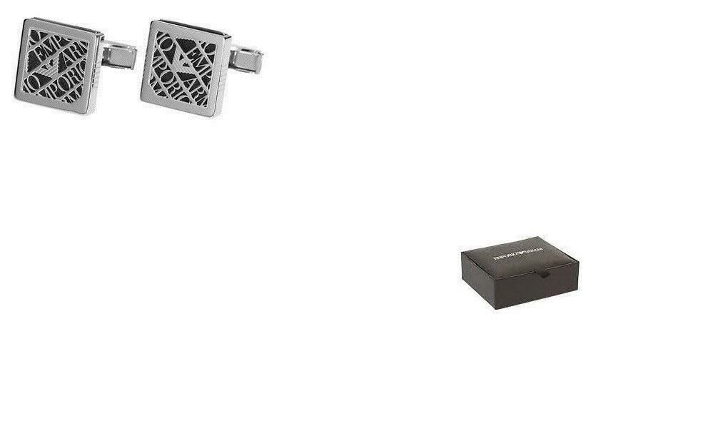 Emporio Armani Mens Collection Cufflinks Eagle Logo EGS1492