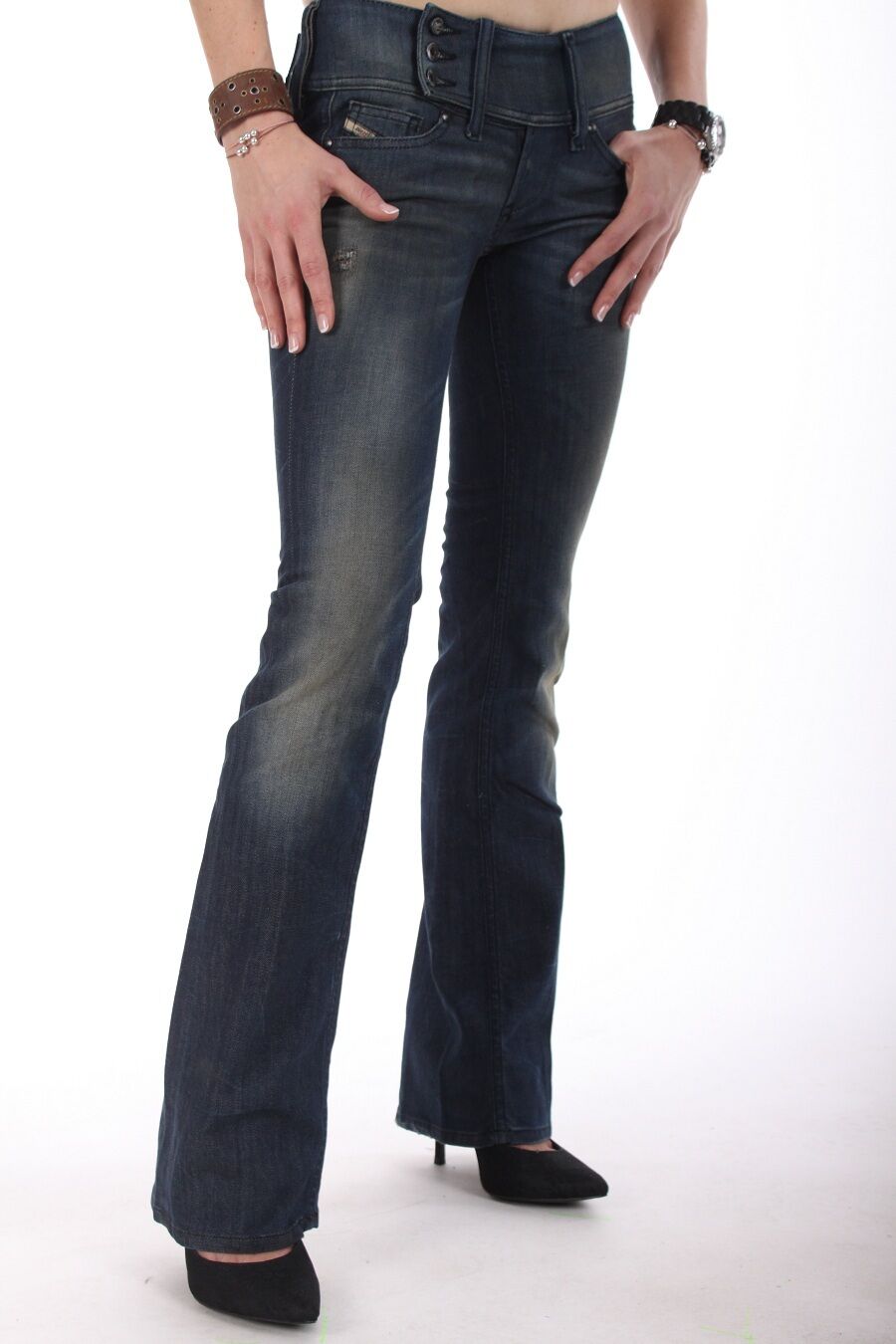 NWT $250 DIESEL LADIE'S CHEROCK BOOT CUT 008LK Sz. 24