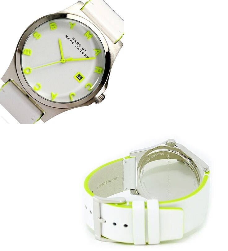 MARC BY JACOBS LADIE'S LUXURY LIME NEON DESIGN WATCH MBM1247