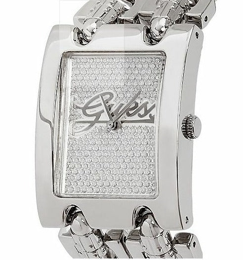 GUESS COLLECTION DRESS STYLE LINKS AND CRYSTALS WATCH U85106L1