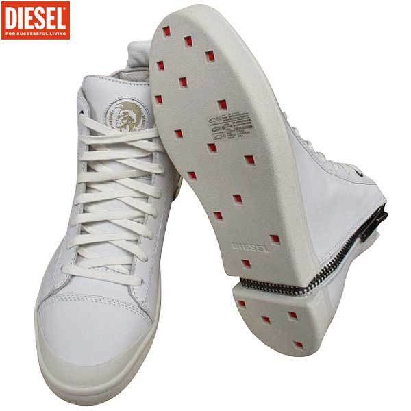 Diesel Sneakers Mens White Shoes size 10.5