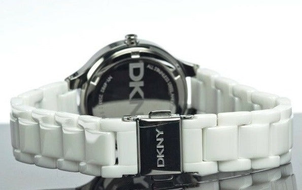 DKNY SEXY WOMEN'S LUXURY WHITE CERAMIC WATCH NY4982