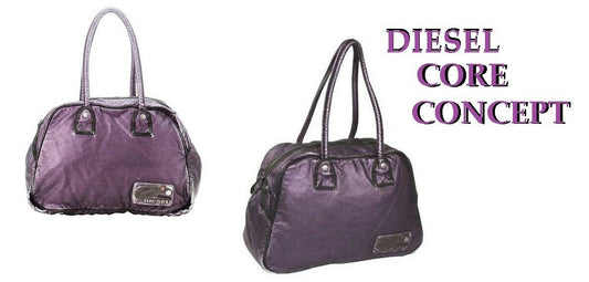 DIESEL WOMEN'S  CORE CONCEPT OMEGA PURPLE HANDBAG