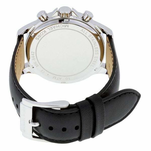 MICHAEL KORS MEN'S LEATHER WATCH MK8442