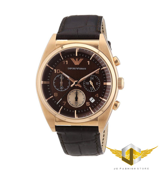 EMPORIO ARMANI MEN'S LUXURY ROSE GOLD COLLECTION WATCH AR0371