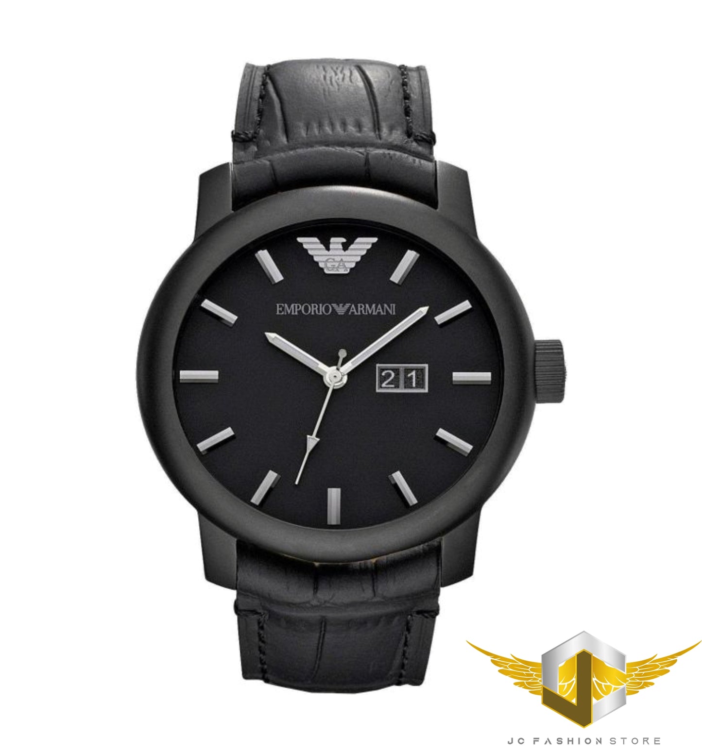 EMPORIO ARMANI MEN'S DARK SHADOW MATE BLACK WATCH AR0496