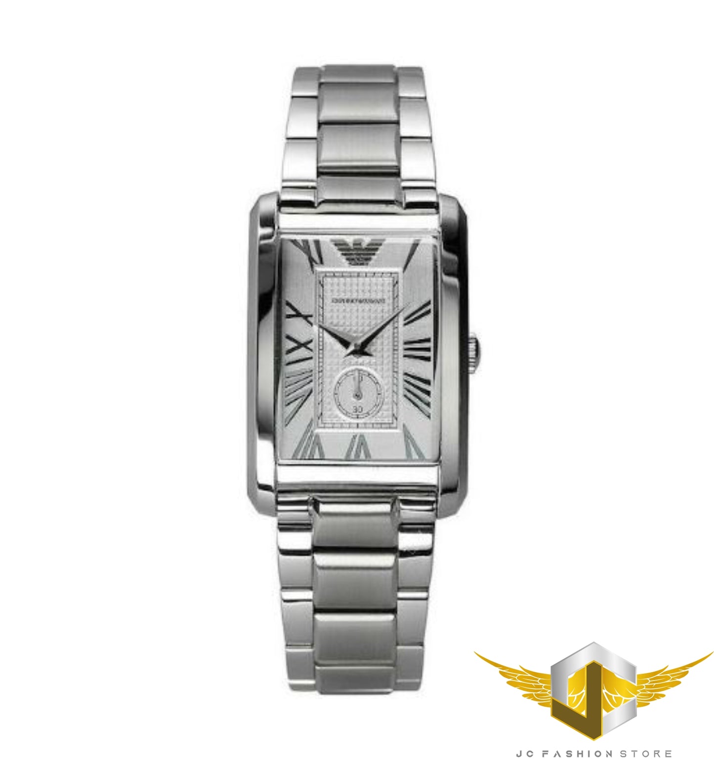 EMPORIO ARMANI LADIE'S LUXURY DRESS COLLECTION SILVER WATCH AR1639