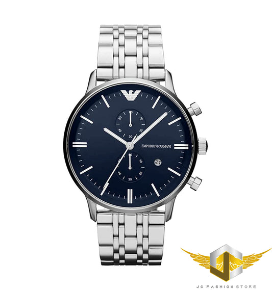 EMPORIO ARMANI MEN'S CHRONOGRAPH DARK BLUE DIAL EDITION WATCH AR1648
