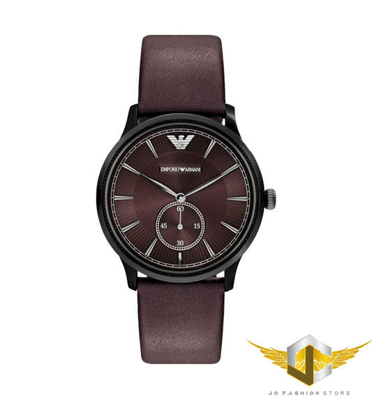 EMPORIO ARMANI MEN'S WINE LUXURY SECOND DIAL WATCH AR1801