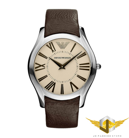 EMPORIO ARMANI MEN'S BROWN ULTRA SLIM COLLECTION WATCH AR2041