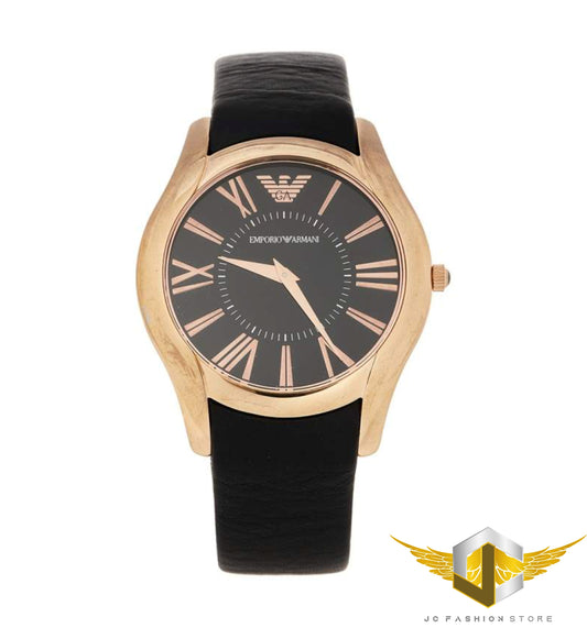 EMPORIO ARMANI MEN'S CLASSIC ROSE GOLD SUPER SLIM WATCH AR2043