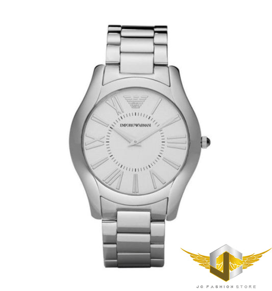 EMPORIO ARMANI MEN'S SILVER ULTRA SLIM LUXURY HOT WATCH AR2055