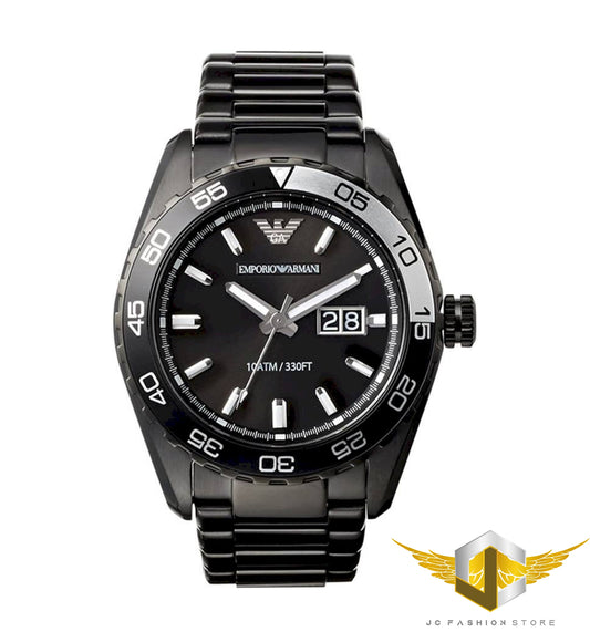 EMPORIO ARMANI MEN'S BLACK LUXURY EDITION WATCH AR6049