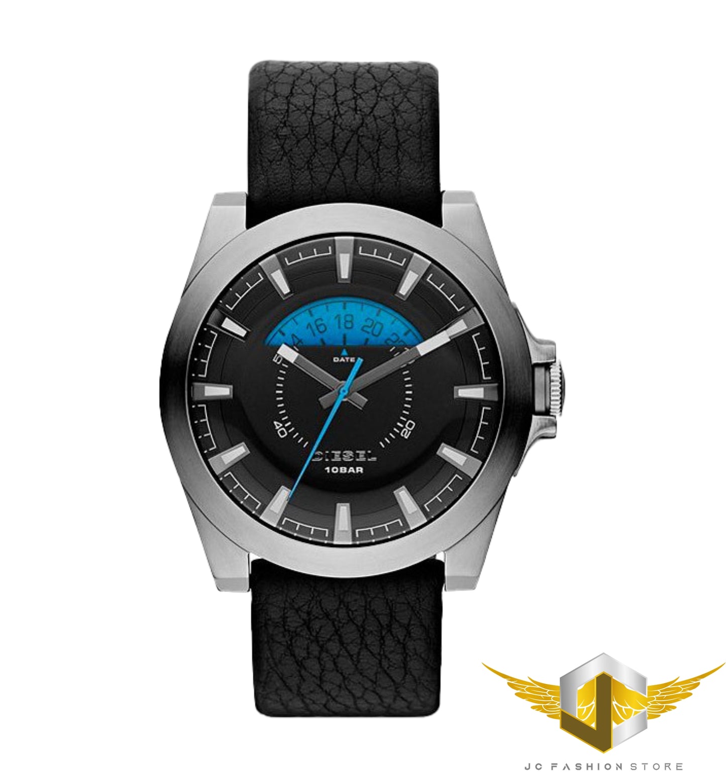 DIESEL MEN'S LEATHER WATCH DZ1659