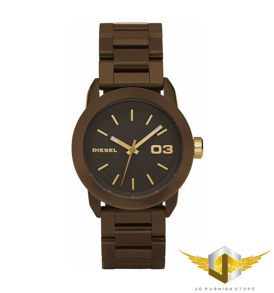 DIESEL LADIE'S RESIN BROWN SUPER FEMALE SILVER WATCH DZ5261