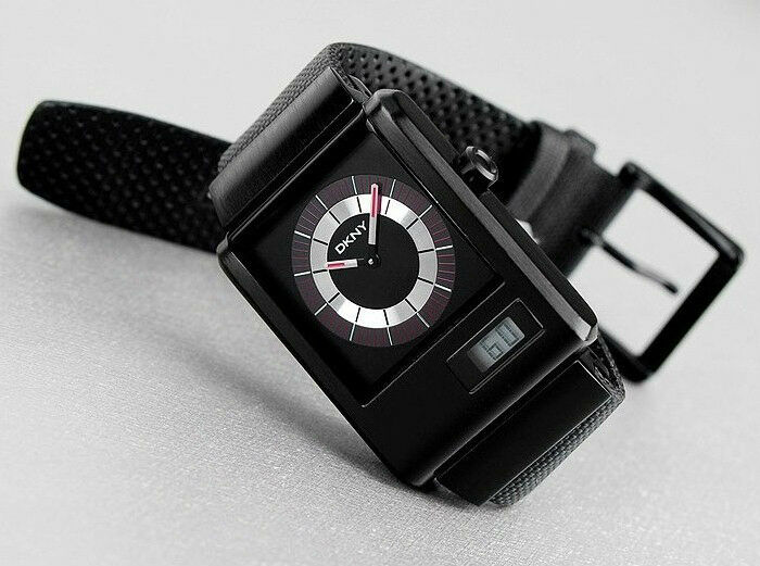 DKNY MEN'S RACING COLLECTION DIGITAL SECONDS WATCH NY1288