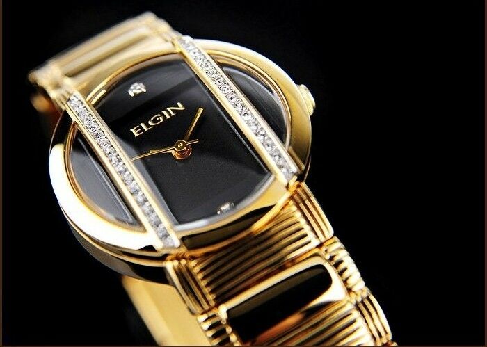 ELGIN LUXURY LADIE'S TOP STYLE ELEGANT CRYSTALS WATCH EG460