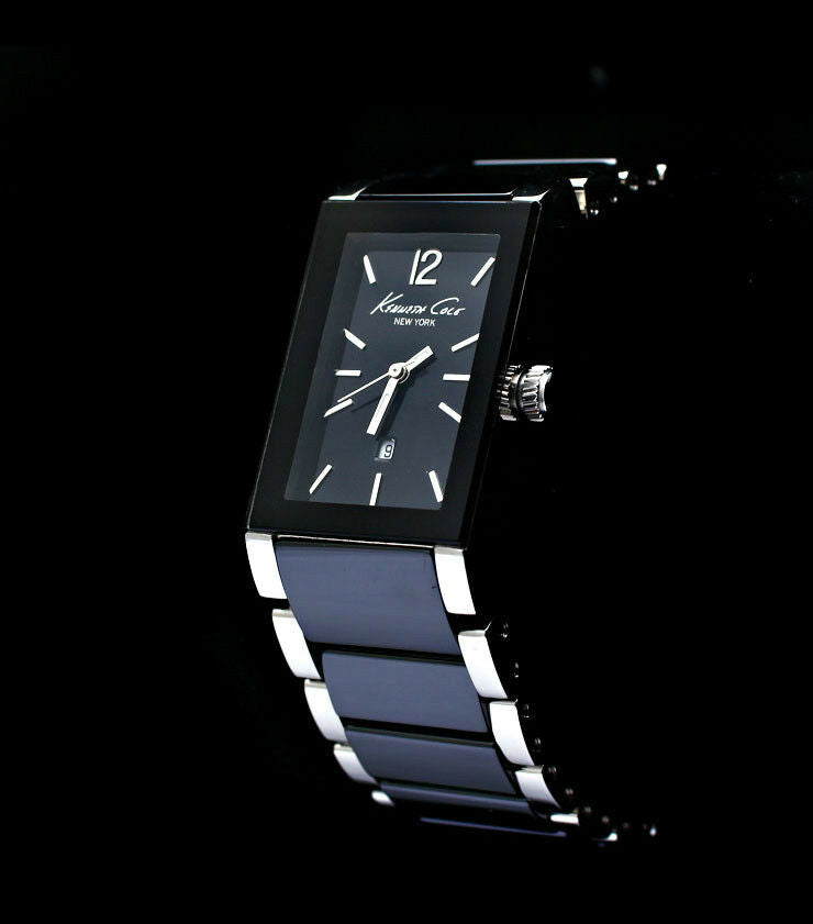 KENNETH COLE LADIE'S 2 TONES BLACK CERAMIC WATCH KC4740